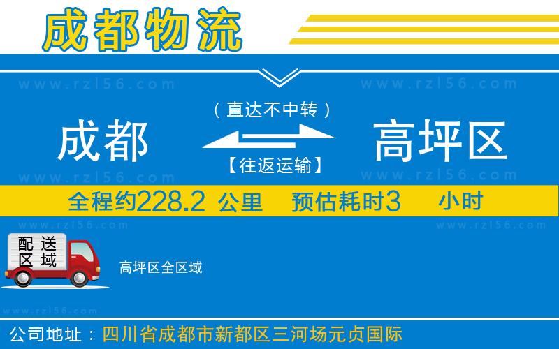 成都至高坪區(qū)物流