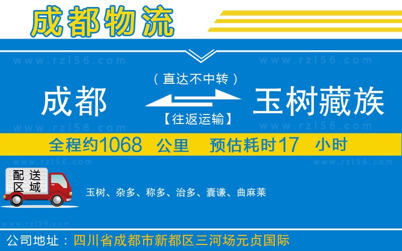 成都到玉樹藏族自治州貨運(yùn)