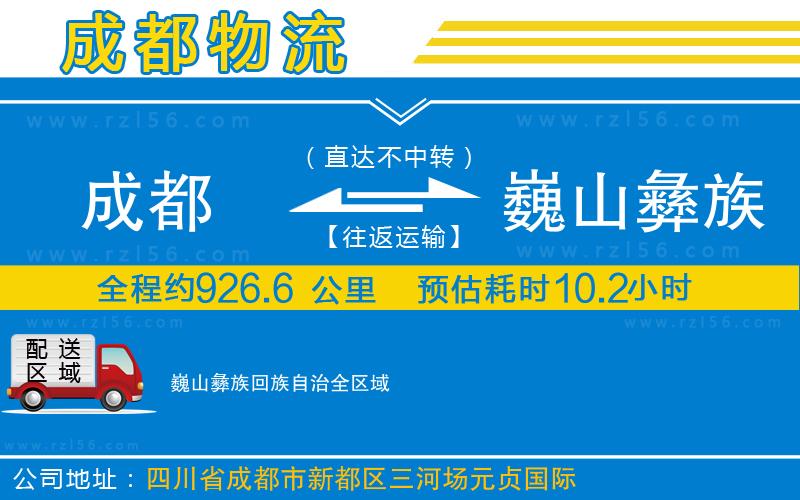 成都到巍山彝族回族自治貨運專線
