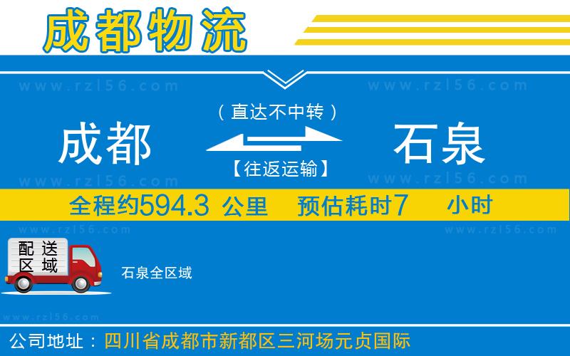 成都發(fā)石泉貨運公司