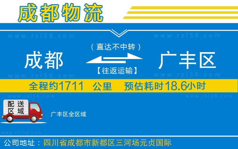 成都至廣豐區(qū)專線