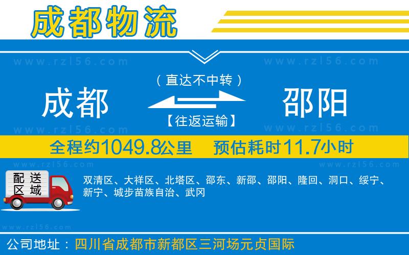 成都至邵陽專線