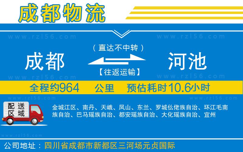 成都到河池貨運(yùn)公司