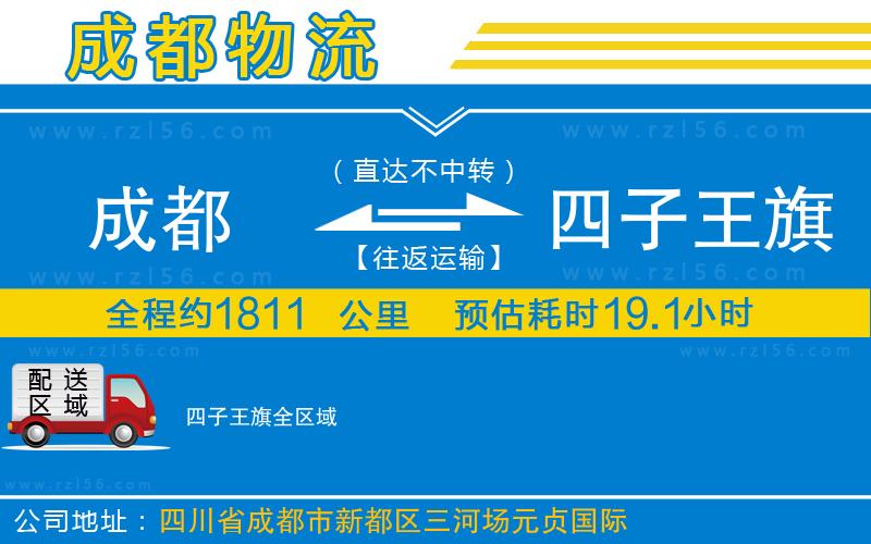 成都至四子王旗專線
